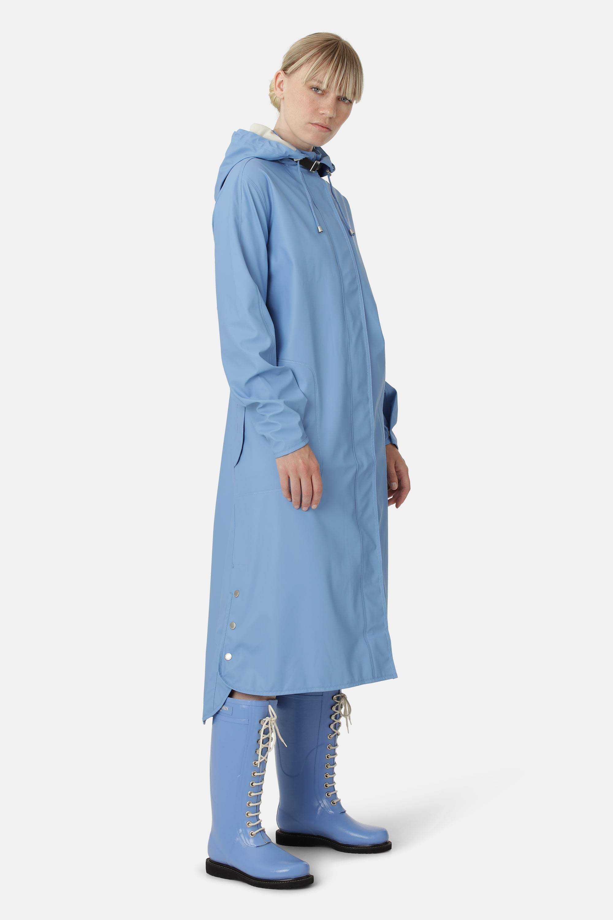 Long Light Raincoat - Light Regatta